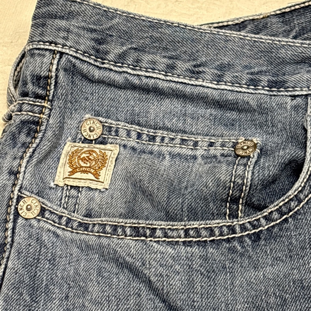 Cinch Jeans Men Sz 40/ 34 Blue Dooley Relaxed Fit MB93034007